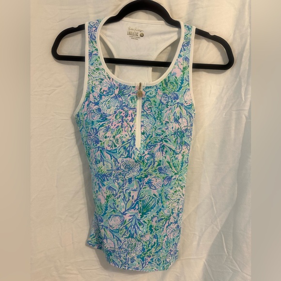 Lilly Pulitzer Luxletic colorful Top - Picture 1 of 5